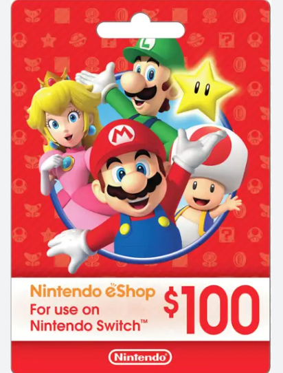 Nintendo Gift Card $100